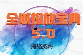海洛威哥《抖音全域投放宝典5.0》