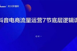 梁一《抖音电商流量运营》