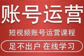 马爸爸《短视频账号运营课程》