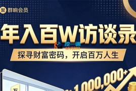 刘思毅《年入百W访谈录》