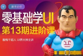 酸梅干超人《零基础学UI第13期进阶课》