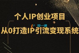 众筹：我是钱·个人IP创业项目