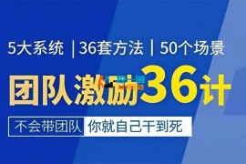 黄景《团队激励36计》