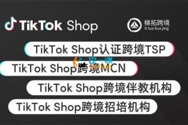 梯拓跨境《TikTok带货达人培训课》