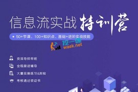 艾课网：信息流实战特训营