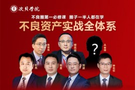 众筹：次贝学院·21天不良资实产‬战训练营
