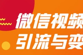 贺友会《微信视频号引流与变现全方位玩法》
