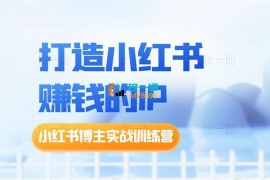 芳sir《从0到1在小红书打造赚钱的个人IP第四期》