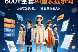 600多套童装图片视频AI生成提示词
