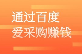 刘钊《通过百度爱采购赚钱》