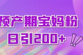  孙哲《日引200预产期宝妈粉》