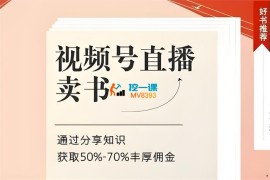 陈奶爸《视频号直播卖书》
