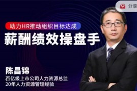 众筹：陈昌锦·薪酬绩效操盘手