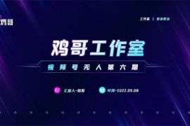 鸡哥《微信视频号无人直播》