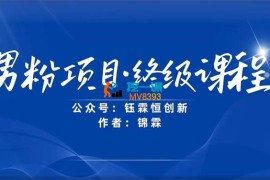 锦霖《男粉项目9.0玩法》