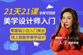 众筹：宁美莺·脸部美学设计师入门课