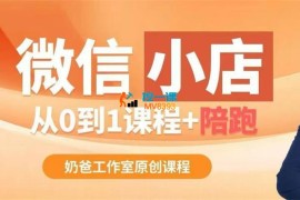 陈奶爸《2026微信小店带货》
