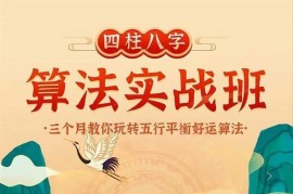 众筹：何泳慧·四柱八字算法实战班