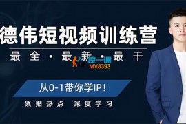 韩德伟《短视频实操训练营》