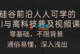 硅谷前沿《人人可学的AI与高科技普及视频课》