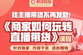 胖球数据《商家如何玩转直播带货》