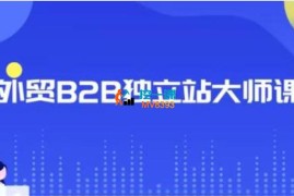 二叔《外贸B2B独立站大师课》
