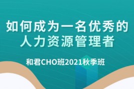 众筹：和君·百万年薪CHO进阶之道