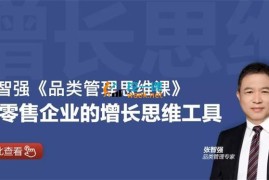 张智强《品类管理思维课》
