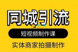 大万《同城引流短视频制作课》
