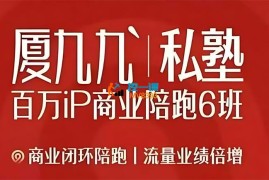 厦九九《百万IP商业陪跑6班》