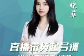 晓菲《直播带货起号课》