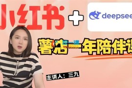 三九《小红书一年陪伴课全新录制》
