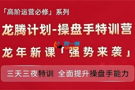 江小鱼《龙腾计划操盘手特训营》