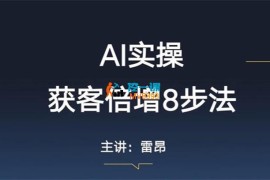 雷老师《AI实操获客训练营》