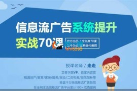 走走《信息流广告投放实战70课》