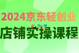 畅畅《2024京东轻创业运营实操课程》