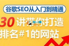 喵喵《谷歌SEO从入门到精通》