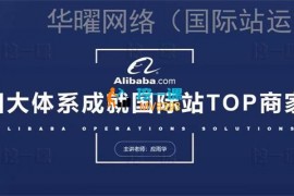 华曜《阿里巴巴国际站认知及直通车实操课程》