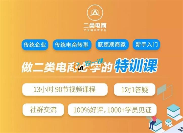 二类电商必学的特训课