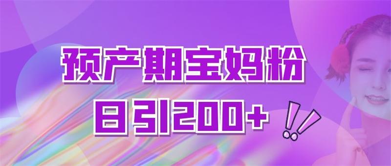  孙哲《日引200预产期宝妈粉》