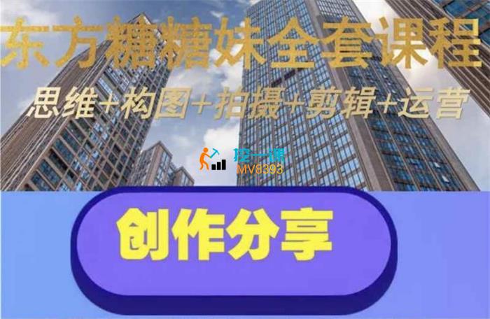 东方糖糖妹《思维+构图+拍摄+剪辑+运营》课程封面.jpg