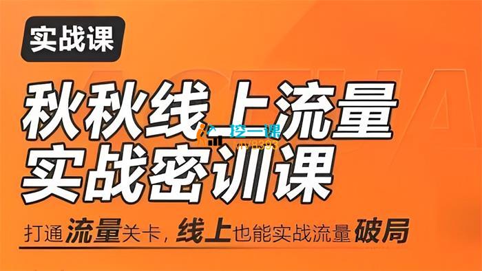 秋秋《线上流量密训班19.0》课程封面.jpg