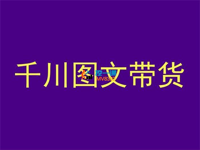 杨老师《千川图文带货》