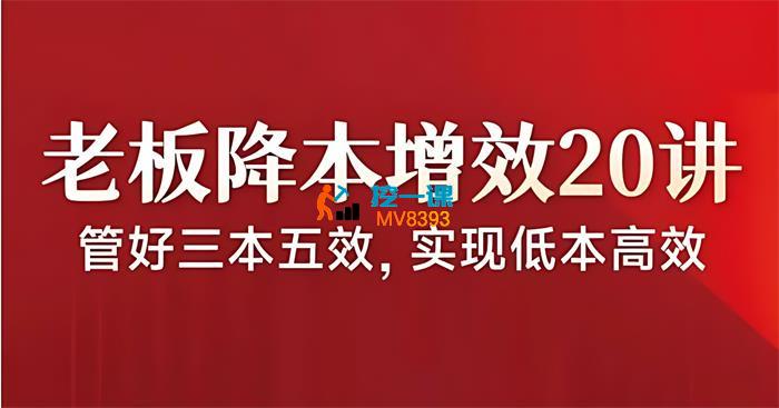 张丽俊《老板降本增效20讲》_封面图.jpg