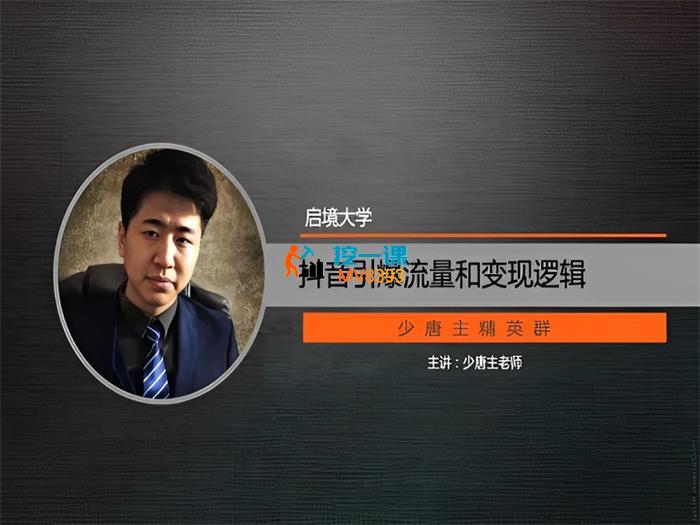 启境学院《抖音如何引爆视频流量和变现逻辑》