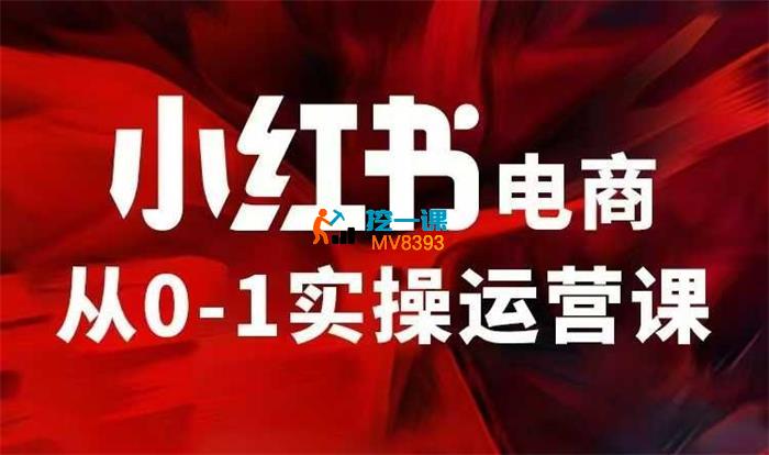 cc《小红书电商从0-1实操运营课》