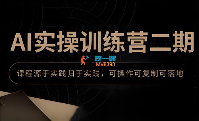 郑十兄《AI实操训练营二期》