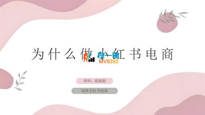 鹿姐姐《小红书电商课程》_封面图.jpeg