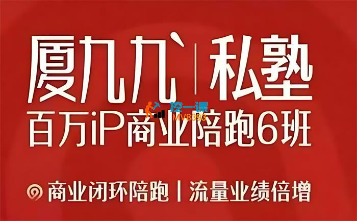 厦九九《百万IP商业陪跑6班》