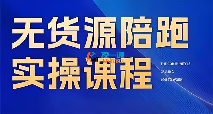 青铜《无货源陪跑实操课程2期》